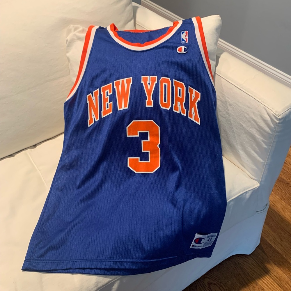 Vintage New York Knicks John Sharks #3 Jersey Size 44